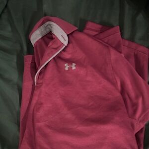 Under Armour Burgundy Polo Shirt